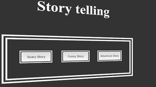 Screenshot of the story-telling page