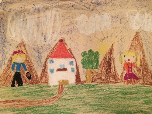House design made by a child