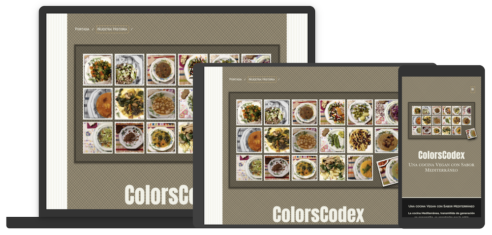 Page view across different screen sizes.